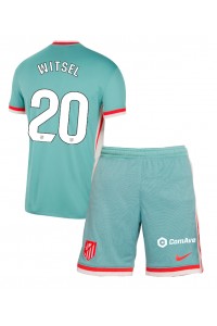 Atletico Madrid Axel Witsel #20 Jalkapallovaatteet Lasten Vieraspeliasu 2024-25 Lyhythihainen (+ Lyhyet housut)